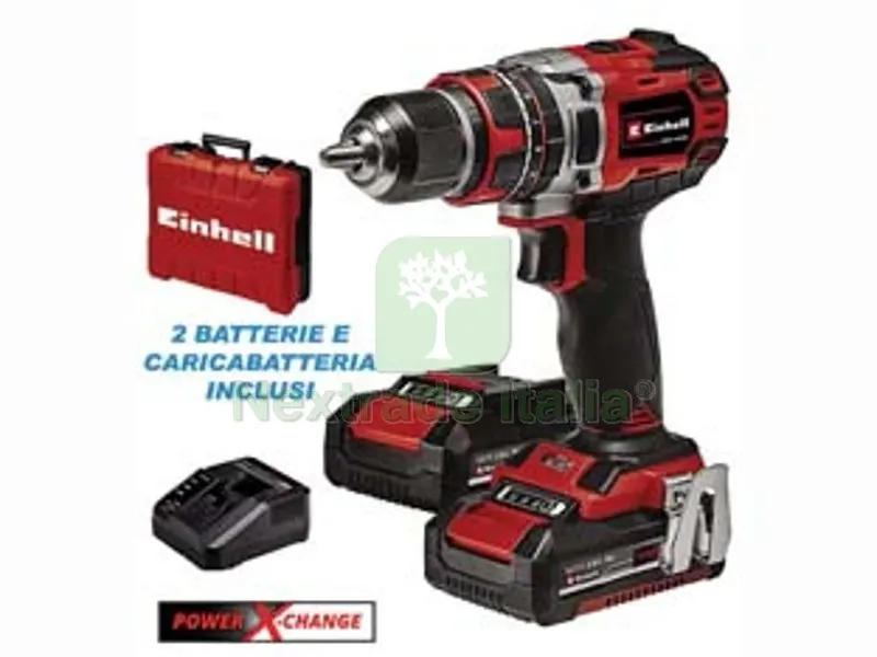 trapano avvitatore a percussione batteria 18v 2ah (te-cd 18/50 li-i) — Trapani e avvitatori — rif. FERX.FER450393