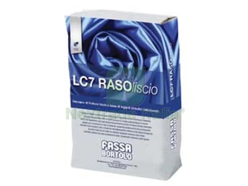 5PZ Fassa LC7 Rasoliscio Intonaco di Finitura in Polvere - kg.4 in sacco — Cemento, malte e collanti edili — rif. FERX.FER451116 5PZ Fassa LC7 Rasoliscio Intonaco di Finitura in Polvere - kg.4 in sacco — Cemento, malte e collanti edili — rif. FERX.FER451116