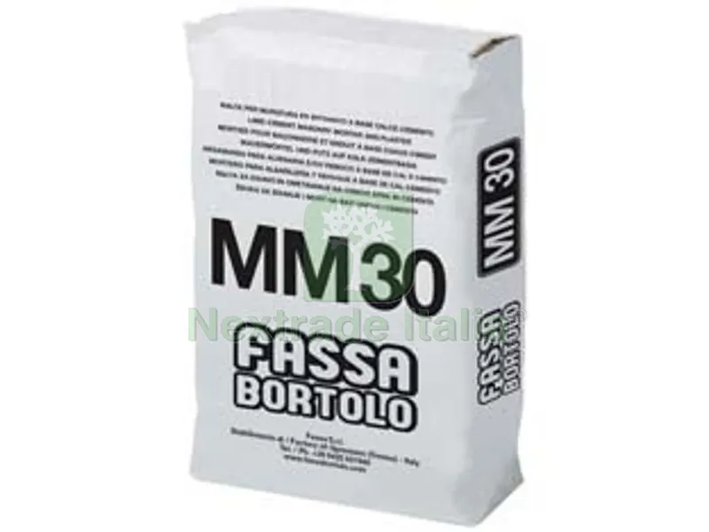 5PZ fassa mm30 malta cementizia in polvere - kg.5 in sacco — Cemento, malte e collanti edili — rif. FERX.FER451123 5PZ fassa mm30 malta cementizia in polvere - kg.5 in sacco — Cemento, malte e collanti edili — rif. FERX.FER451123