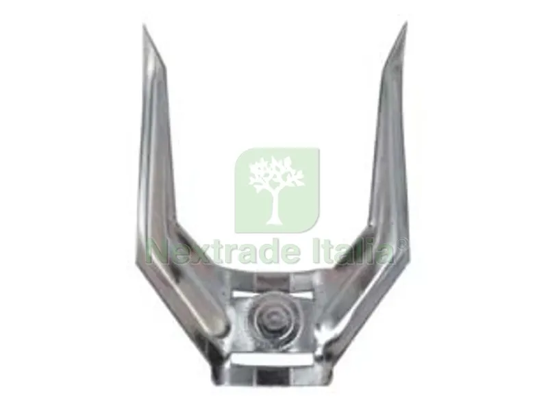 4PZ Fermacarne Stampato a Forchetta per Spiedo a Sezione Quadrata - ricambio per ns. cod.377423 — Tempo libero outdoor — rif. FERX.FER452342 4PZ Fermacarne Stampato a Forchetta per Spiedo a Sezione Quadrata - ricambio per ns. cod.377423 — Tempo libero outdoor — rif. FERX.FER452342