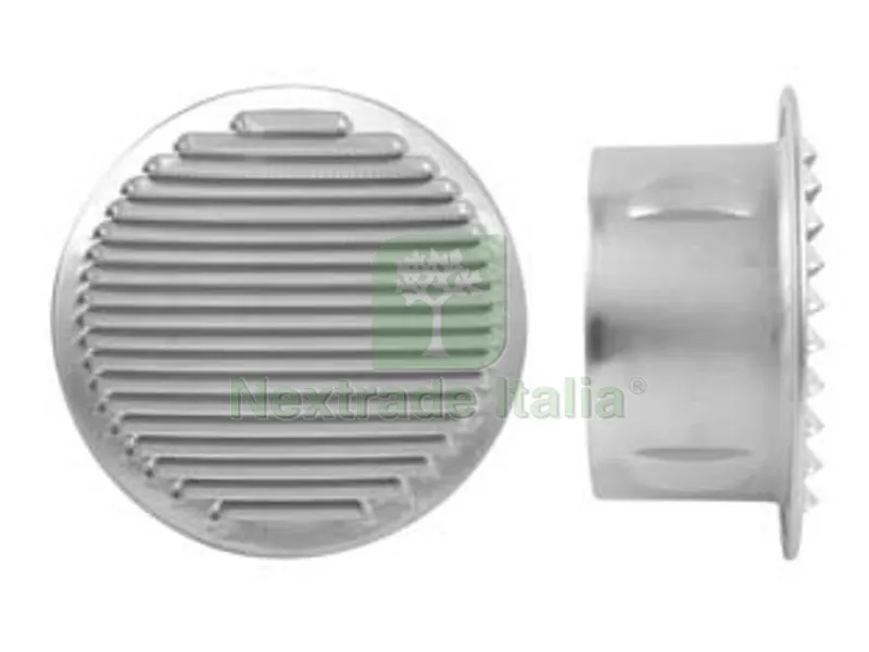 2PZ GRIGLIA AERAZIONE TONDA FISSA IN ALLUMINIO - ? mm.180 — Scarichi e sifoni — rif. FERX.FER452670 2PZ GRIGLIA AERAZIONE TONDA FISSA IN ALLUMINIO - ? mm.180 — Scarichi e sifoni — rif. FERX.FER452670
