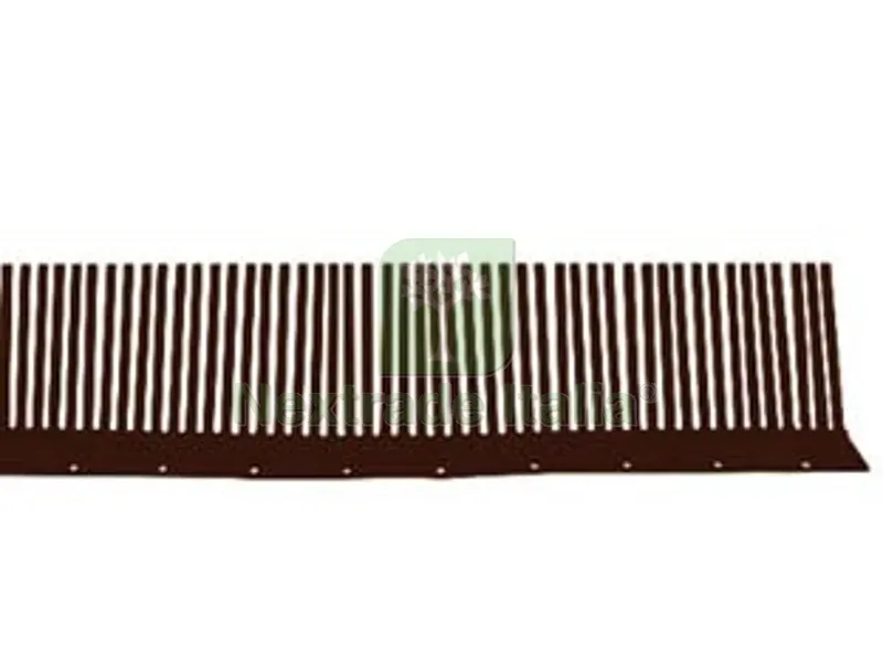 40PZ FERMAPASSERI SOTTOTEGOLA IN PLASTICA - cm.50x11h. - color rame — Protezione piante e sementi — rif. FERX.FER452816