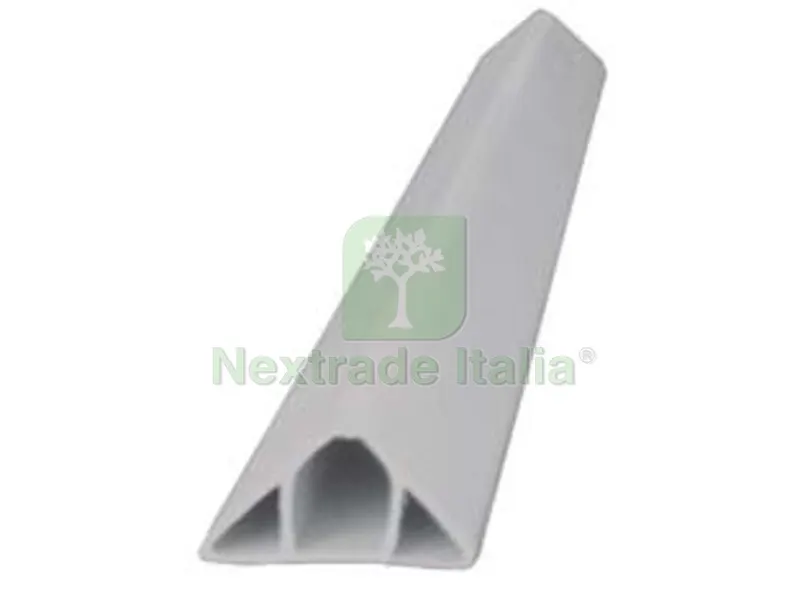 50PZ SMUSSO PER PILASTI - mm.20x2x10h. barra mt.2 - grigio — Pile e batterie — rif. FERX.FER453103