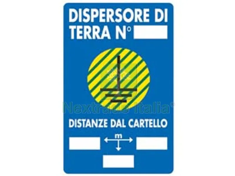 10PZ Cartello "dispensore di Terra" - cm.20x30h. — Casalinghi e organizzazione — rif. FERX.FER453295