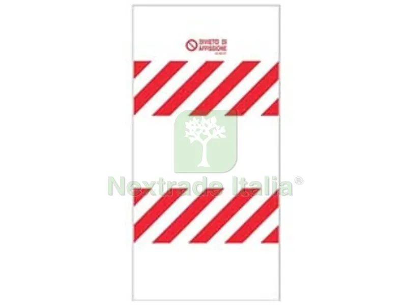 10PZ Cartello "recinzione Cantiere Divieto di Affissione" - cm.100x180h. — Cartelli e segnaletica — rif. FERX.FER453448 10PZ Cartello "recinzione Cantiere Divieto di Affissione" - cm.100x180h. — Cartelli e segnaletica — rif. FERX.FER453448