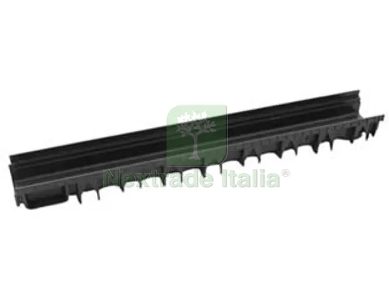 CANALETTA IN POLIPROPILENE CM.100X13 NERA - cm.100x13x15h — Pile e batterie — rif. FERX.FER453509 CANALETTA IN POLIPROPILENE CM.100X13 NERA - cm.100x13x15h — Pile e batterie — rif. FERX.FER453509