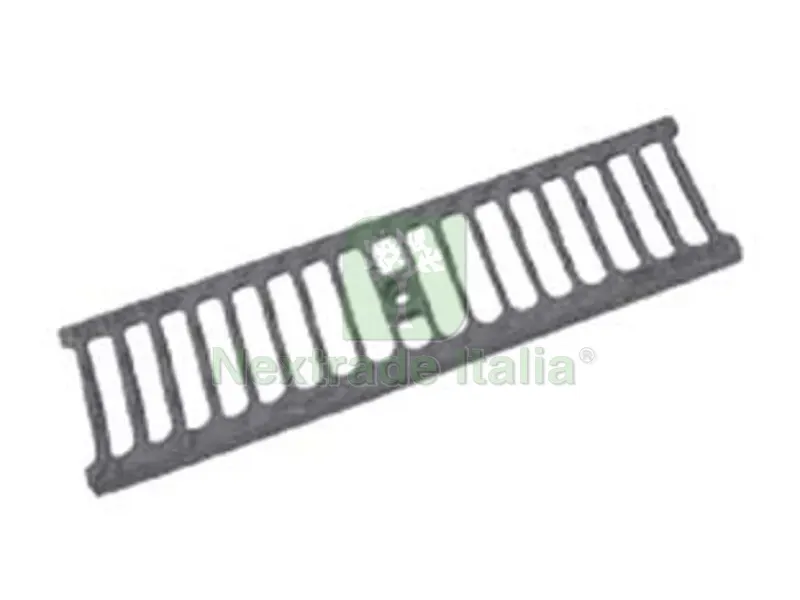 GRIGLIA IN GHISA PER CANALETTA IN ABS CM.50X20 - cm.50x20x4h. — Utensili muratura — rif. FERX.FER453639 GRIGLIA IN GHISA PER CANALETTA IN ABS CM.50X20 - cm.50x20x4h. — Utensili muratura — rif. FERX.FER453639