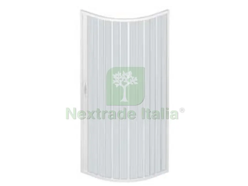 BOX DOCCIA 'GIOVE' APERTURA LATERALE 1 PORTA IN PVC - cm.90x90x185h — Accessori bagno — rif. FERX.FER453790