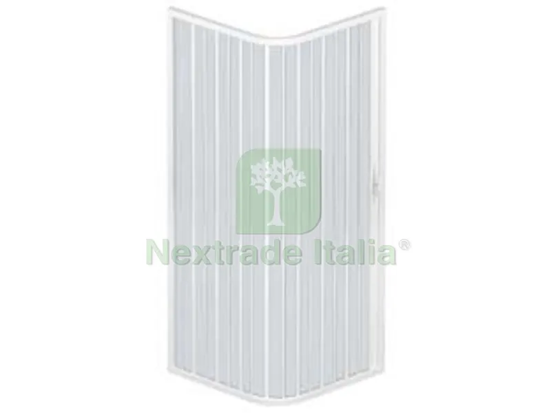 Box Doccia 'luna' AD Angolo 1 Porta Estensibile in PVC - cm.80/90x80/90x185h — Accessori bagno — rif. FERX.FER453837