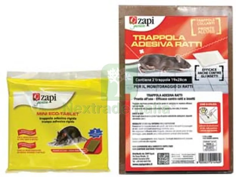 24CF colla per topi mini eco-tablet - busta con 2 tavolette adesive da cm.14x19 — Adesivi e sigillanti — rif. FERX.FER454155 24CF colla per topi mini eco-tablet - busta con 2 tavolette adesive da cm.14x19 — Adesivi e sigillanti — rif. FERX.FER454155