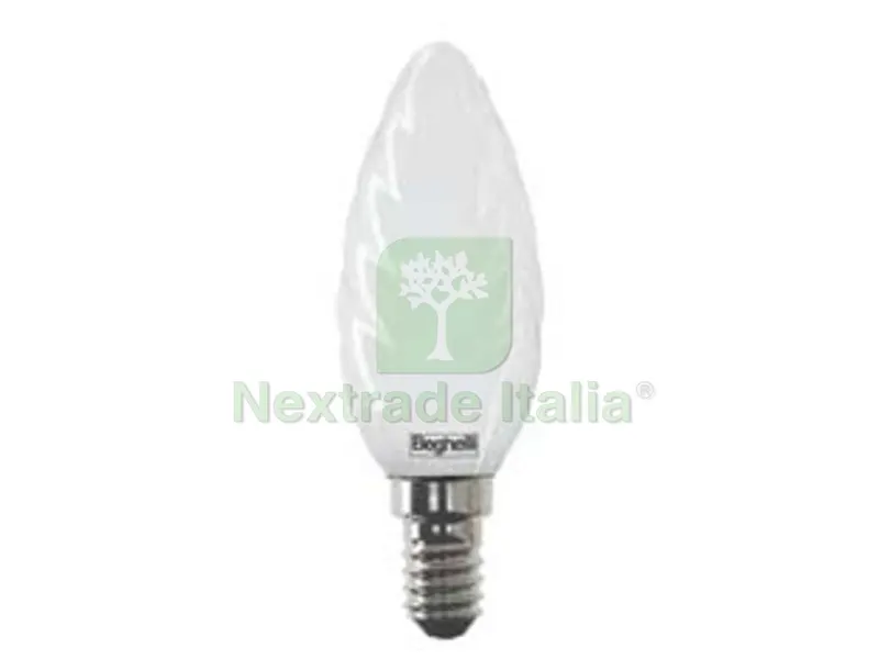 5PZ Lampada LED Tortiglione Tuttovetro E14 - 4W- 4000?K naturale - 470 lm - mm.35x97h — Illuminazione — rif. FERX.FER454421