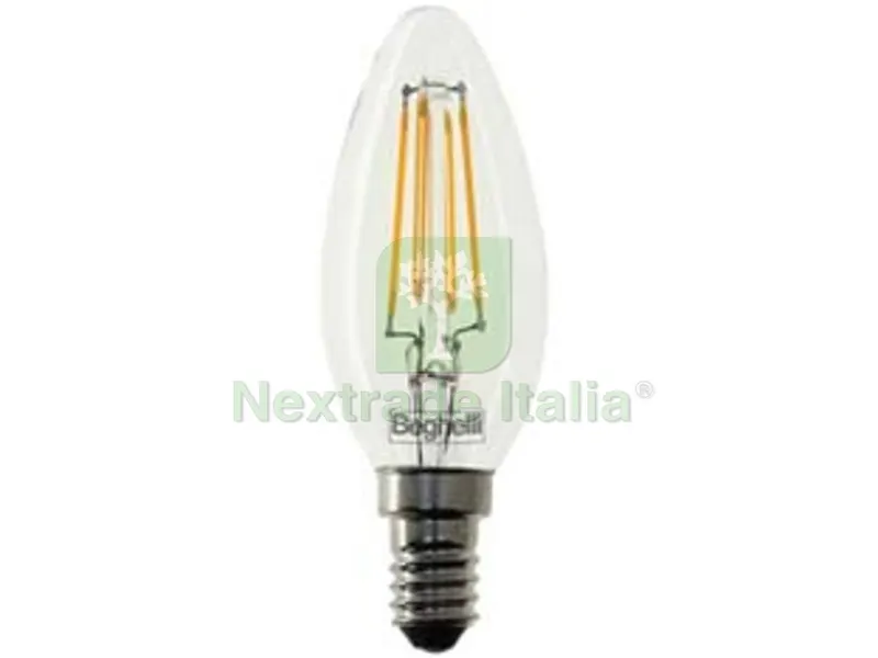 5BLISTER Lampada Filo LED Oliva Zafiro E14 - 4W - 4000?K naturale - 470 lm - 35x98h — Illuminazione — rif. FERX.FER455039 5BLISTER Lampada Filo LED Oliva Zafiro E14 - 4W - 4000?K naturale - 470 lm - 35x98h — Illuminazione — rif. FERX.FER455039