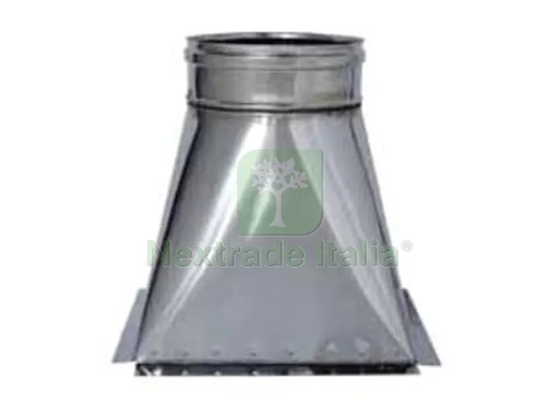 Tramoggia in Acciaio Inox Aisi 304 Monoparete Spessore MM.0,6 - mm.200x200 - ? mm.200 - mm.330h. — Irrigazione — rif. FERX.FER455664 Tramoggia in Acciaio Inox Aisi 304 Monoparete Spessore MM.0,6 - mm.200x200 - ? mm.200 - mm.330h. — Irrigazione — rif. FERX.FER455664