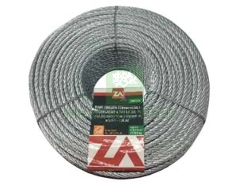 Fune Metallica Antigiro in Acciaio Zincato - ? mm.5 in rotoli da mt.25, 133 fili — Fili, cavetti e catene metalliche — rif. FERX.FER456036