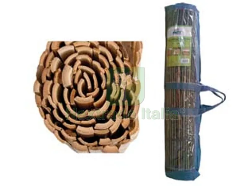 ARELLA IN BAMBU' MEZZA CANNA - filo metallo passante mt.1,5x3 — Arelle e frangivista — rif. FERX.FER456135