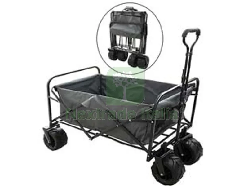 Carrello Pieghevole Portatile Estendibile Multiuso - aperto cm.90x60x78/97h. - chiuso cm.62x17x80h. — Casalinghi e organizzazione — rif. FERX.FER456487 Carrello Pieghevole Portatile Estendibile Multiuso - aperto cm.90x60x78/97h. - chiuso cm.62x17x80h. — Casalinghi e organizzazione — rif. FERX.FER456487