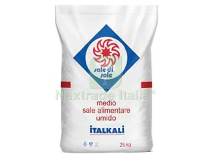 Sale di Sole Umidificato Grosso Alimentare - Kg.25 in busta — Lime e raspe — rif. FERX.FER457187
