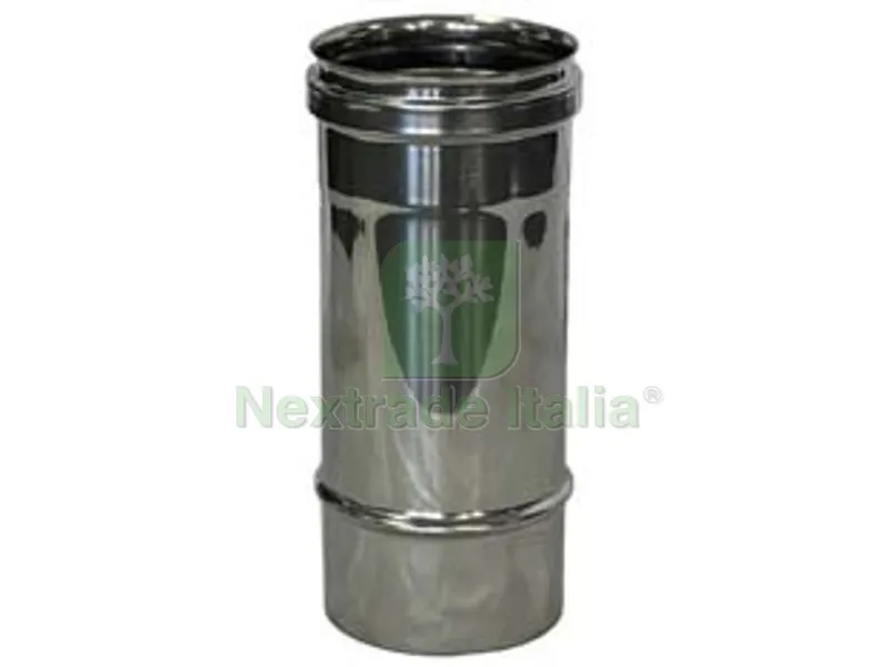 RACCORDO PER TUBO ACCIAIO INOX M/F AISI 304 MONOPARETE SPESSORE MM.0,5 - MF ? mm.150 — Tubi e raccordi — rif. FERX.FER457491