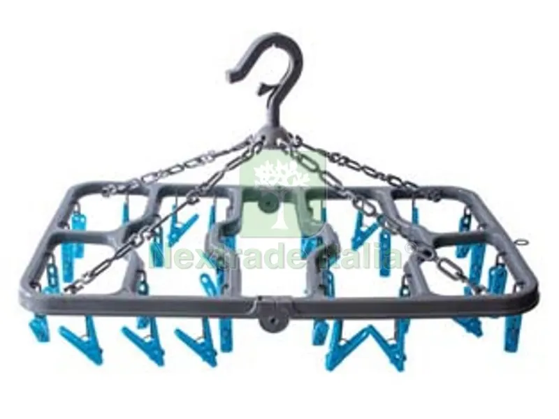 Stendi Calzini Rettangolare 32 Posti - cm.50x31x30 — Casalinghi e organizzazione — rif. FERX.FER458115