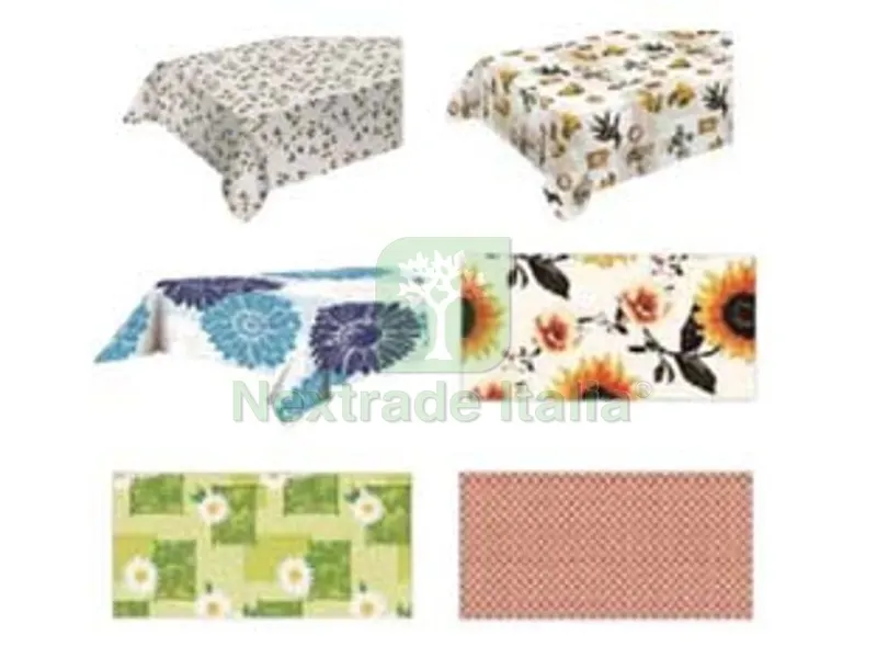 Tovagliato Rettangolare PVC Decori Assortiti - cm.120x180 — Tessili e biancheria casa — rif. FERX.FER458207 Tovagliato Rettangolare PVC Decori Assortiti - cm.120x180 — Tessili e biancheria casa — rif. FERX.FER458207
