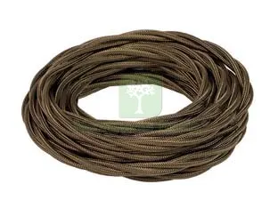 50MT Porcellana Cavo Elettrico Treccia in Seta Marrone Termoretraibile 3 x mmq.1 colore marrone 93967 — Cavi e fili — rif. FERX.FER458351