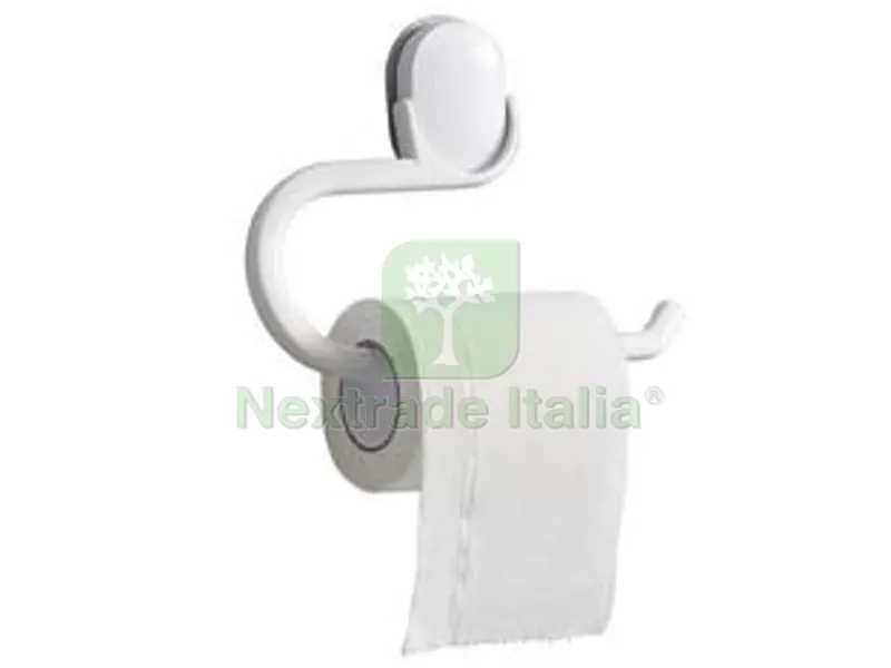 6PZ Portarotolo Bagno in ABS - mm.200x150x145 - colore bianco — Accessori bagno — rif. FERX.FER458689