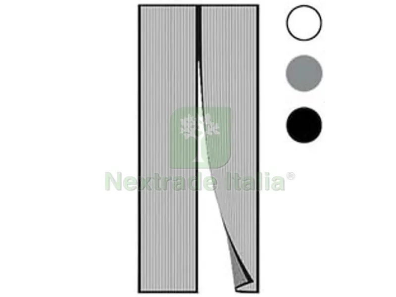 2PZ ZANZARIERA MAGNETICA IN POLIESTERE - cm.130x230h. - colore bianco — Tende e zanzariere — rif. FERX.FER458863 2PZ ZANZARIERA MAGNETICA IN POLIESTERE - cm.130x230h. - colore bianco — Tende e zanzariere — rif. FERX.FER458863
