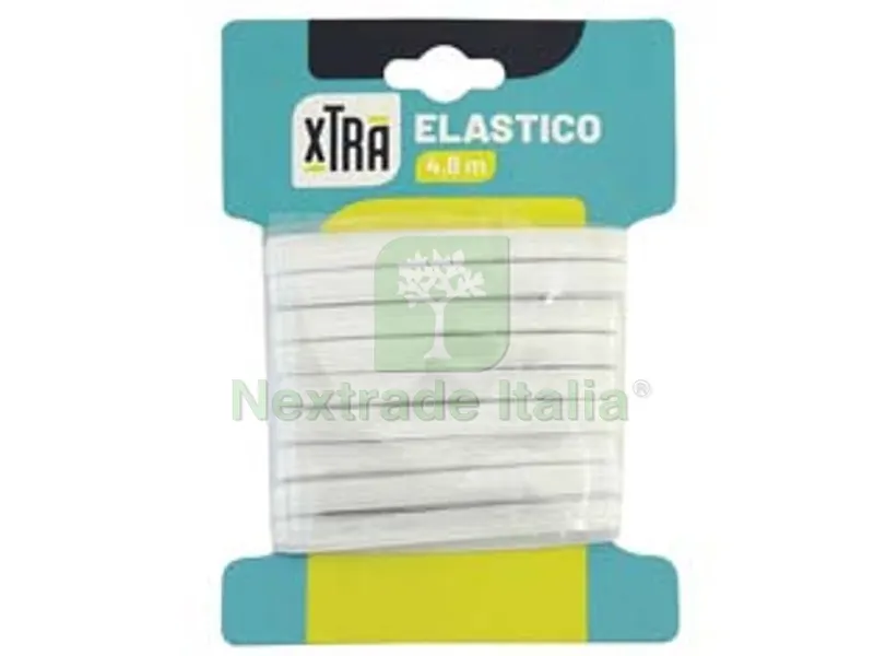 10BLISTER ELASTICO IN POLIESTERE E GOMMA BIANCO - cm.480, largh. mm.5 — Isolanti e reti — rif. FERX.FER459013 10BLISTER ELASTICO IN POLIESTERE E GOMMA BIANCO - cm.480, largh. mm.5 — Isolanti e reti — rif. FERX.FER459013