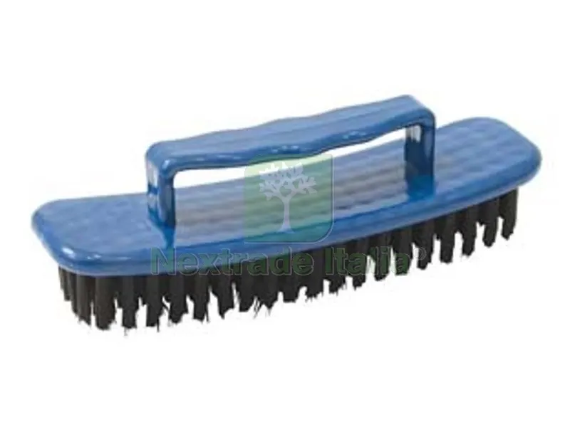 12PZ SPAZZOLA SCARPE IN PLASTICA SETOLE SCURE - mm.150x43x50 — Calzature antinfortunistiche — rif. FERX.FER459051 12PZ SPAZZOLA SCARPE IN PLASTICA SETOLE SCURE - mm.150x43x50 — Calzature antinfortunistiche — rif. FERX.FER459051
