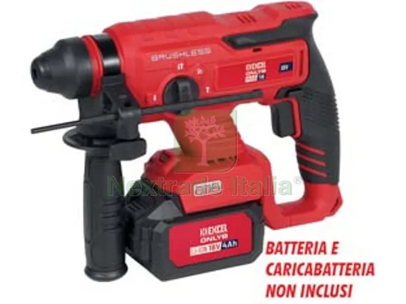 MARTELLO TASSELLATORE SDS A BATTERIA 18V ONLY1 — Trapani e avvitatori — rif. FERX.FER461474 MARTELLO TASSELLATORE SDS A BATTERIA 18V ONLY1 — Trapani e avvitatori — rif. FERX.FER461474