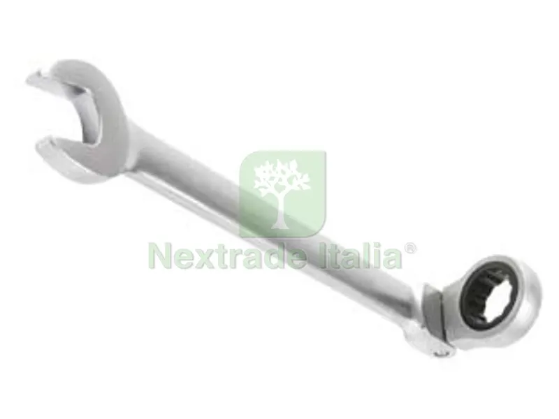 Chiave Combinata a Cricchetto a Snodo Serie PZ.6 CR-V - in serie da pz.6 da 8x8 a 19x19 — Chiavi e bussole — rif. FERX.FER462662 Chiave Combinata a Cricchetto a Snodo Serie PZ.6 CR-V - in serie da pz.6 da 8x8 a 19x19 — Chiavi e bussole — rif. FERX.FER462662