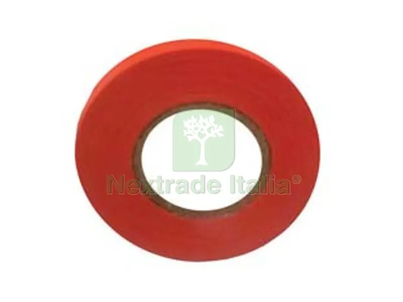 10PZ Nastro per Legatrice in PVC - mt.16 x mm.0,25x11h. - rosso — Protezione piante e sementi — rif. FERX.FER462686