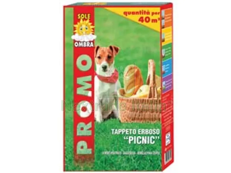 SEMI PRATO ORNAMENTALE PICNIC - kg.1 per mq.40 di prato — Accessori bagno — rif. FERX.FER463256