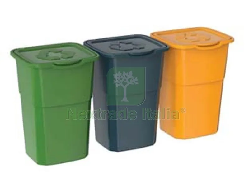 3CF Kit 3 Pattumiere ECO3 per Raccolta Differenziata LT.50 ART.429 — Casalinghi e organizzazione — rif. FERX.FER463584 3CF Kit 3 Pattumiere ECO3 per Raccolta Differenziata LT.50 ART.429 — Casalinghi e organizzazione — rif. FERX.FER463584
