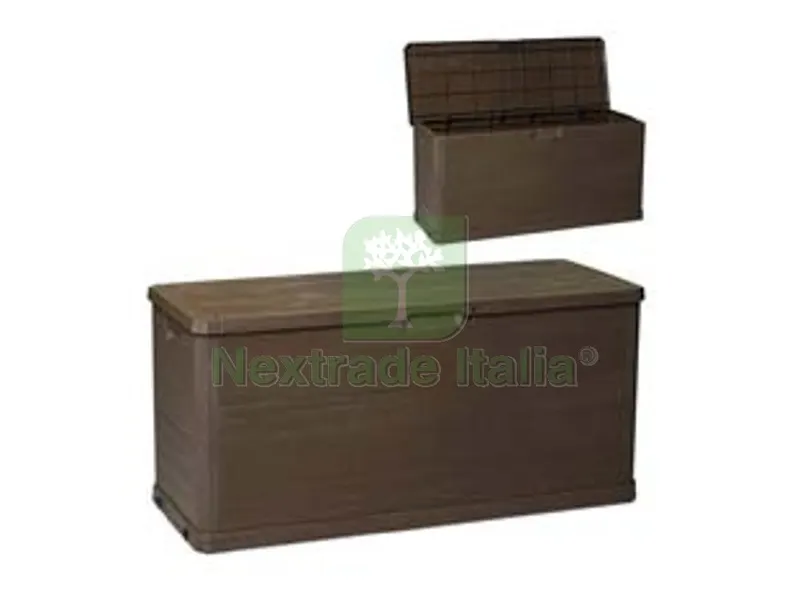 BAULE MULTIUSO WOODY'S 280 COLORE MARRONE LT.280 ART.164 - cm.117x45x56h. — Adesivi e sigillanti — rif. FERX.FER463638