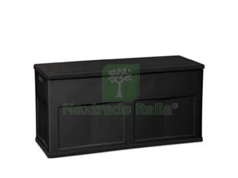 BAULE MULTIUSO TREND LT.320 COLORE NERO ART.160 - cm.119x46x60h. — Adesivi e sigillanti — rif. FERX.FER463645 BAULE MULTIUSO TREND LT.320 COLORE NERO ART.160 - cm.119x46x60h. — Adesivi e sigillanti — rif. FERX.FER463645