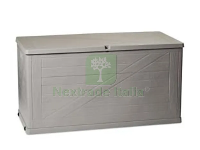 BAULE MULTIUSO WOOD LT.420 COLORE TORTORA ART.163 - cm.120x57x63h. — Adesivi e sigillanti — rif. FERX.FER463669