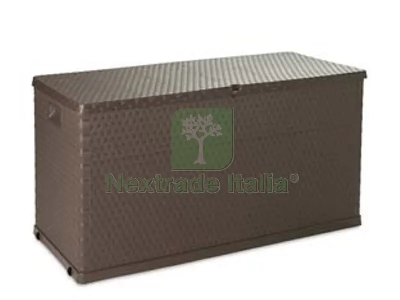 BAULE MULTIUSO RATTAN LT.420 COLORE MARRONE ART.162 - cm.120x57x63h. — Adesivi e sigillanti — rif. FERX.FER463676 BAULE MULTIUSO RATTAN LT.420 COLORE MARRONE ART.162 - cm.120x57x63h. — Adesivi e sigillanti — rif. FERX.FER463676