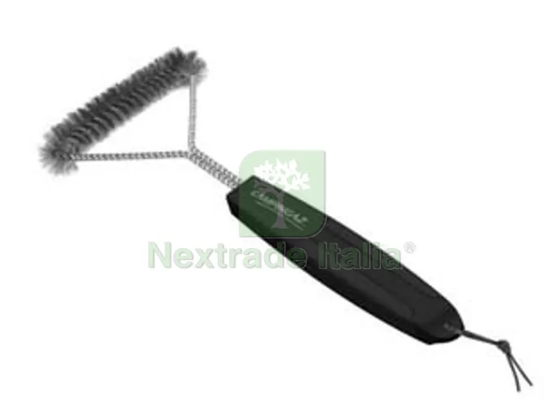 Spazzola Pulizia Barbecue Triangolare in Acciaio Inox - lunghezza cm.32 — Tempo libero outdoor — rif. FERX.FER464451