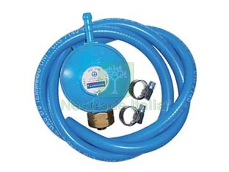 Kit Regolatore con Tubo e Fascette per Barbecue a GAS — Tempo libero outdoor — rif. FERX.FER464468