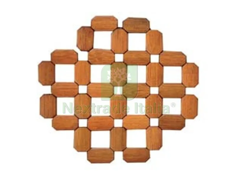 12PZ Sottopentola Bambu' - cm.15x15 — Cucina e coltelleria — rif. FERX.FER467469