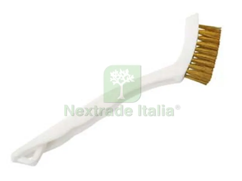 6PZ SPAZZOLA IN PLASTICA CON SETOLE IN RAME - cm.20,5x2,3 — Tubi e raccordi — rif. FERX.FER467513