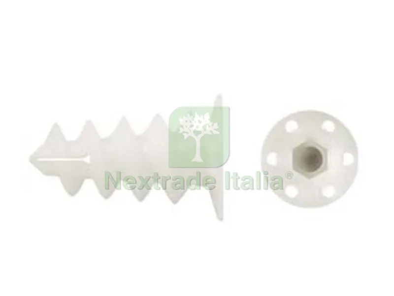 50BLISTER Tassello per Fissaggi su Pannelli Isolanti Autoperforante FOX - ø mm.33x50 - spessore fissaggio mm.50 — Viti — rif. FERX.FER467575 50BLISTER Tassello per Fissaggi su Pannelli Isolanti Autoperforante FOX - ø mm.33x50 - spessore fissaggio mm.50 — Viti — rif. FERX.FER467575