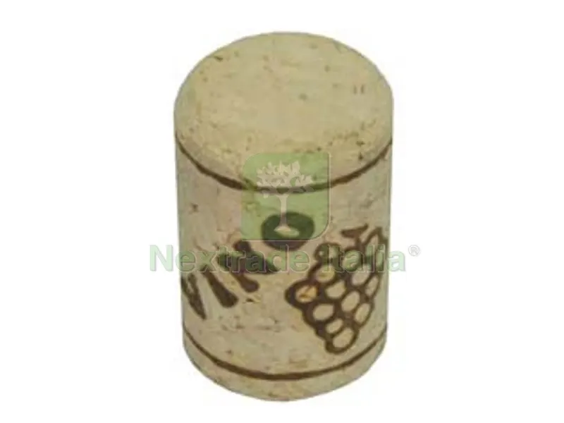 100PZ Tappo in Sughero Agglomerato - ø mm.24x40h. — Casalinghi e organizzazione — rif. FERX.FER468725