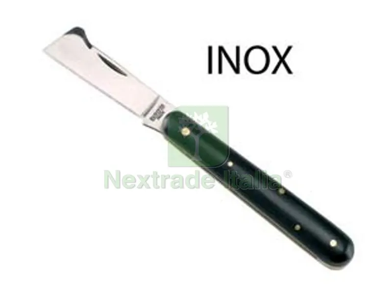 COLTELLO DA INNESTO IN ACCIAIO INOX CON MANICO FINTO CORNO - cm.17 - 32005 — Cucina e coltelleria — rif. FERX.FER469357 COLTELLO DA INNESTO IN ACCIAIO INOX CON MANICO FINTO CORNO - cm.17 - 32005 — Cucina e coltelleria — rif. FERX.FER469357