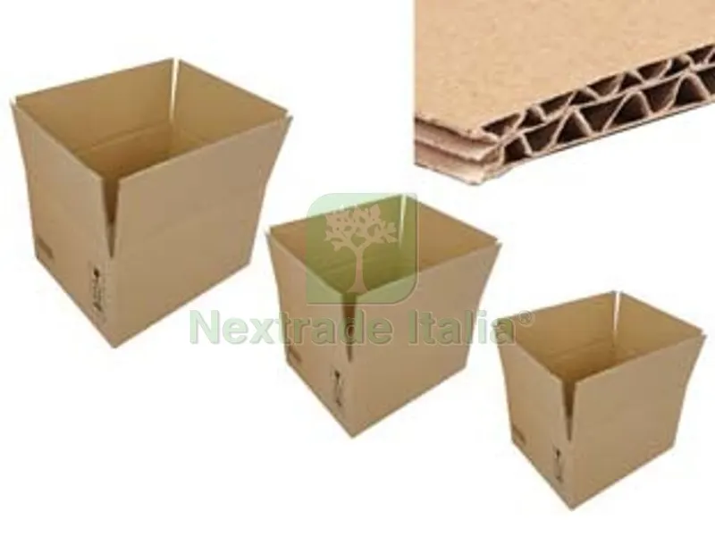 10PZ Scatola Cartone per Imballo Americana Doppia Onda - mm.600x400x400 — Casalinghi e organizzazione — rif. FERX.FER469517