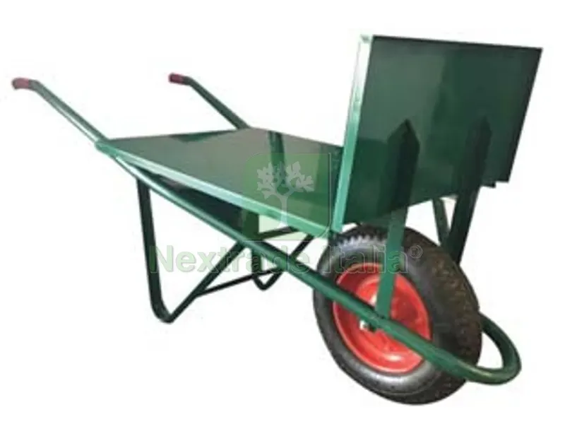 Carriola Agricola con Piano e Spalliera — Attrezzi da giardino — rif. FERX.FER470353