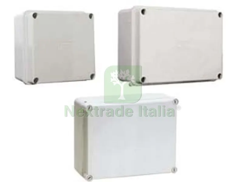 5PZ Scatola Stagna con Coperchio e Pareti Lisce - mm.150x110x70h. - viti inox - (008.PL) - IP66 — Casalinghi e organizzazione — rif. FERX.FER471107 5PZ Scatola Stagna con Coperchio e Pareti Lisce - mm.150x110x70h. - viti inox - (008.PL) - IP66 — Casalinghi e organizzazione — rif. FERX.FER471107