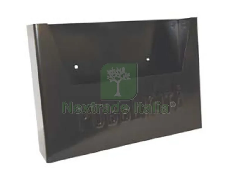 CASSETTA RACCOGLI PUBBLICITA' IN METALLO cm.34x8x25,5h. colore nero in lamiera elettrozincata adatta per contenere reclame destinazione interni/esterni in lamiera elettrozincata adatta per co — Casalinghi e organizzazione — rif. FERX.FER471169