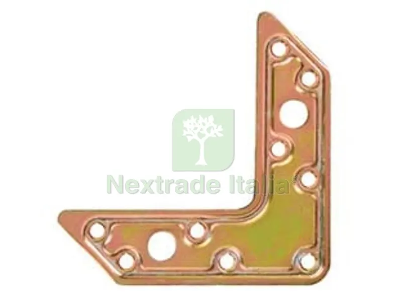 10PZ Piastra di Giunzione AD Angolo Pesante ART.752 - mm.120x83x30 - spessore mm.2,2 — Piastre e angolari — rif. FERX.FER471190 10PZ Piastra di Giunzione AD Angolo Pesante ART.752 - mm.120x83x30 - spessore mm.2,2 — Piastre e angolari — rif. FERX.FER471190